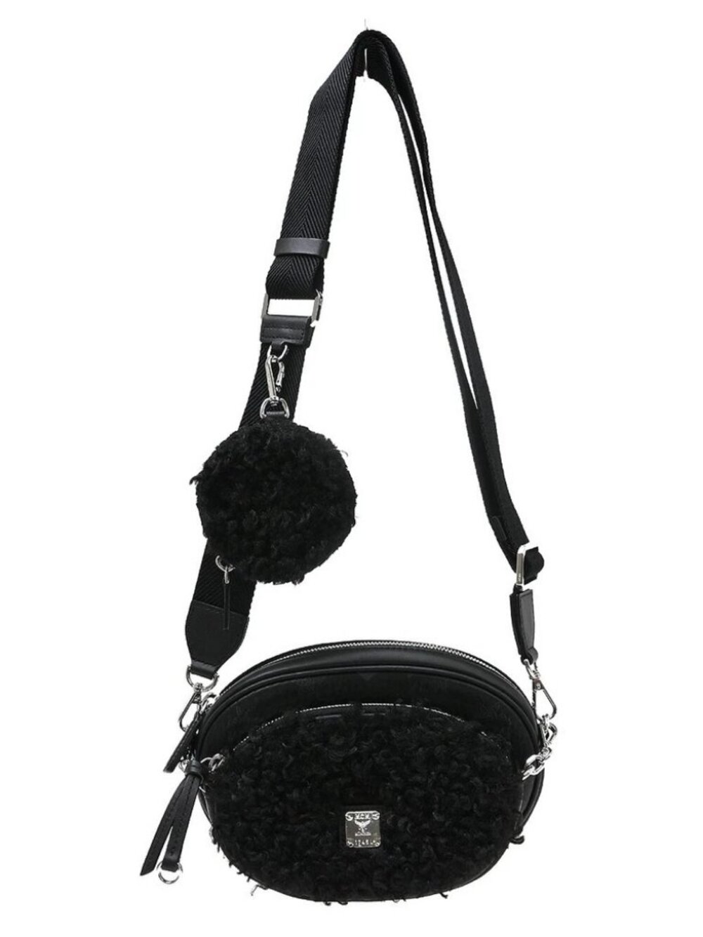 MCM Black Shoulder Bag MWRBASX02BK001